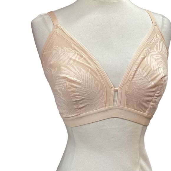 NWT Lively The Smooth Lace Bralette Toasted Almond - Picture 2 of 12